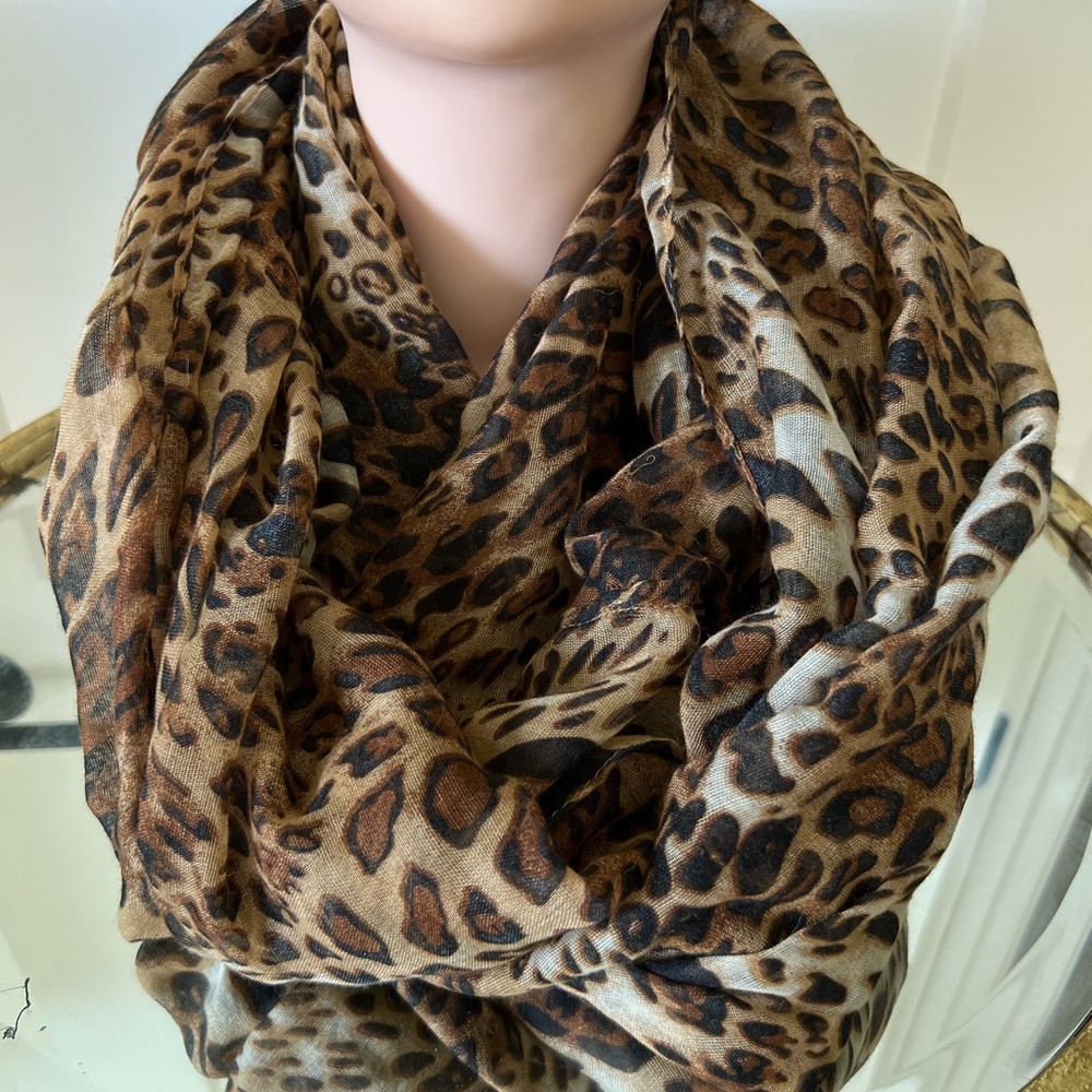 Leopard Print Scarf